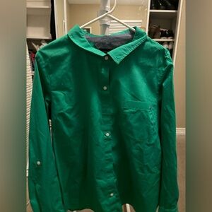 tommy hilfiger shirt men XL Longsleeve Green NWOT TG/XG Formal Preppy